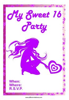 Sweet 16 party with angel theme